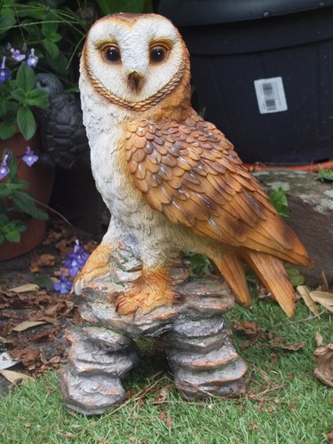Eule deko figur schleiereule - deko,