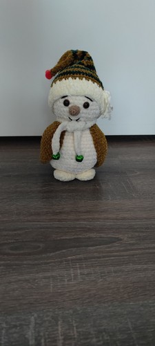 Amigurumi eule beige braun - :eule,