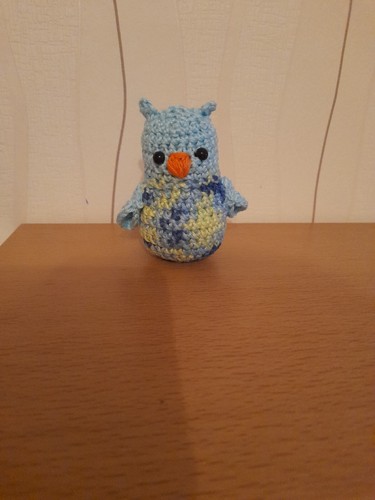 Eule gehäkelt amigurumi - eule,