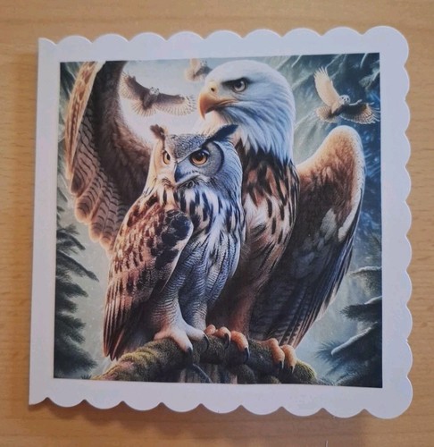 Grusskarte adler - *gb*,