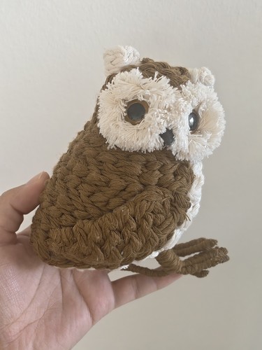 Handgestrickte gehäkelte eule - handgestrickte/gehäkelte,