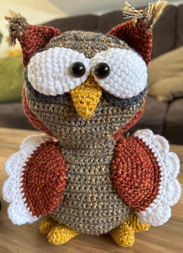 Süße häkeleule amigurumi - süße,