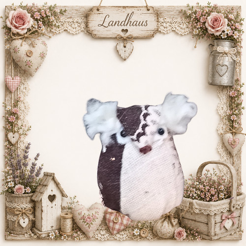Landhaus eule handarbeit - ♥,