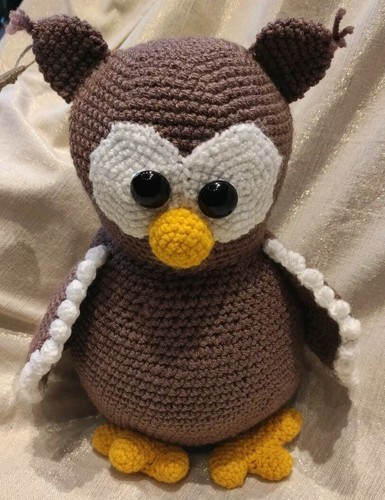 Amigurumi ella eule 100 - amigurumi, eule***100%