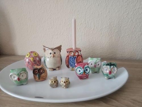 Eulensammlung keramik - eulensammlung,,