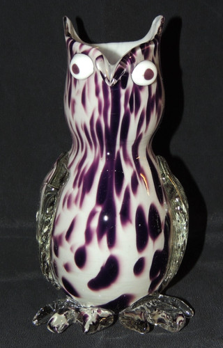 Glaseule vase handarbeit - glaseule,